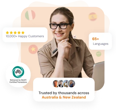 NAATI certified translation services illustration